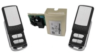 Sestava 1x přijímač a 2x vysílač 433 MHz easier kód